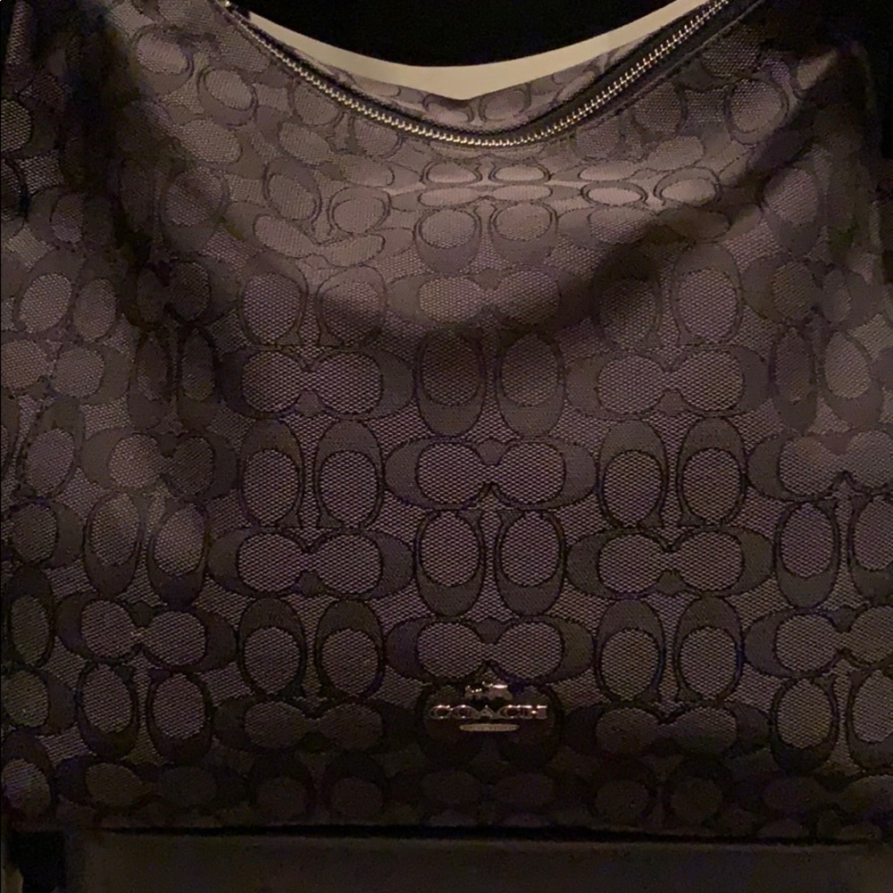Coach Signature Handbag - Picture 3 of 8